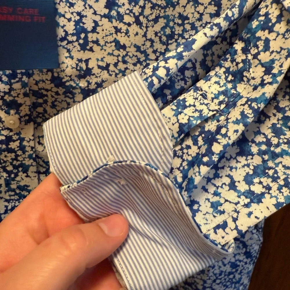 Chaps Women's Button Up Floral Shirt-New - Picture 6 of 7